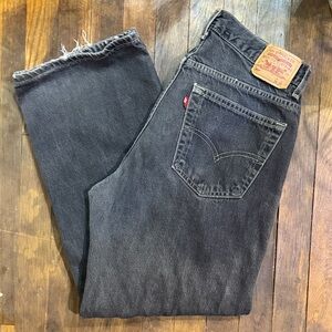 Levi's Men's 34x28 Dark Gray Loose Fit Jeans